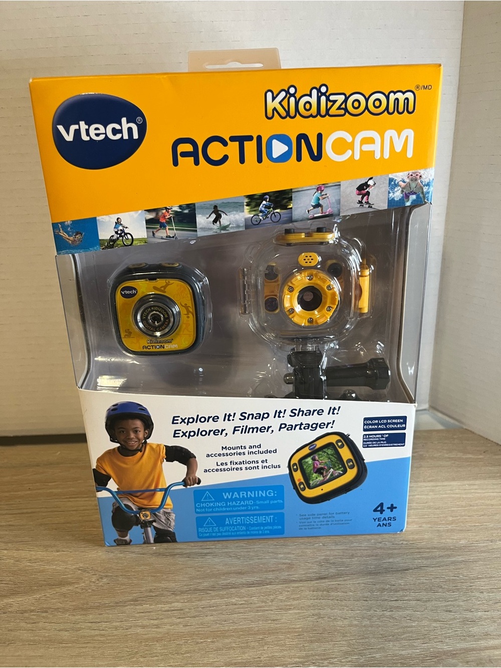 VTech Kidizoom Action Cam — Yellow Kids Video Camera